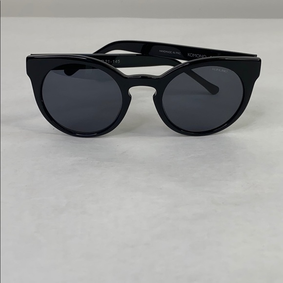 Komono Sunglasses Lulu Glossy Black cat eye main image 4